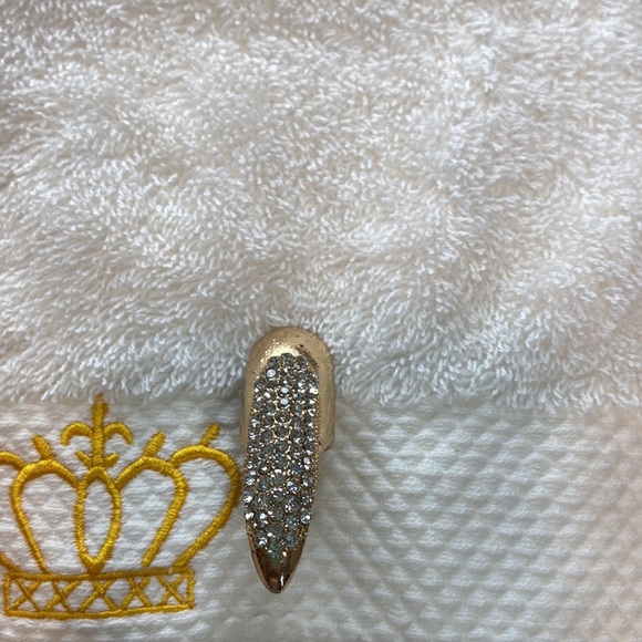 Women Index Finger Exaggerated Long Nails Punk Style Tip Ring 2.0" in W x 2"in L - Picture 5 of 16